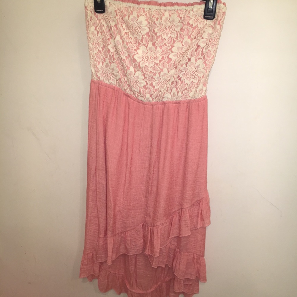 Strapless Pink Dress